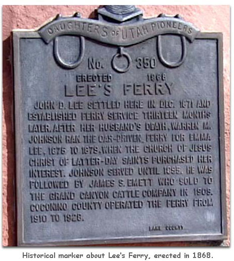 Lee's Ferry - John Doyle Lee - DesertUSA